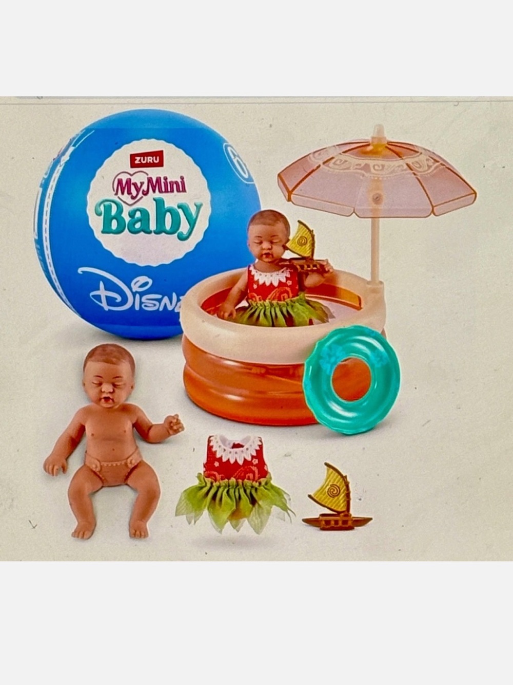 My Mini Baby Disney- “Moana” Tropical Bath Playset - mystery ball